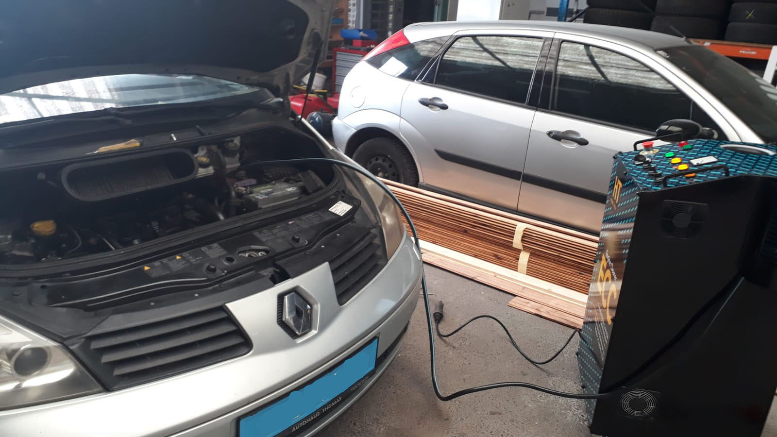  Renault Scenic - Motor Innenreiningung 